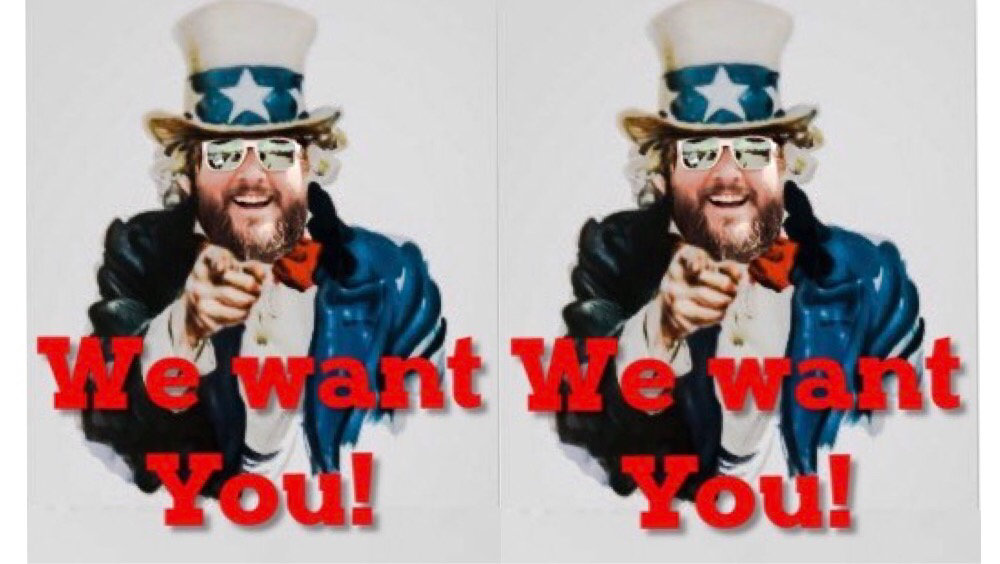 WE NEED YOU!