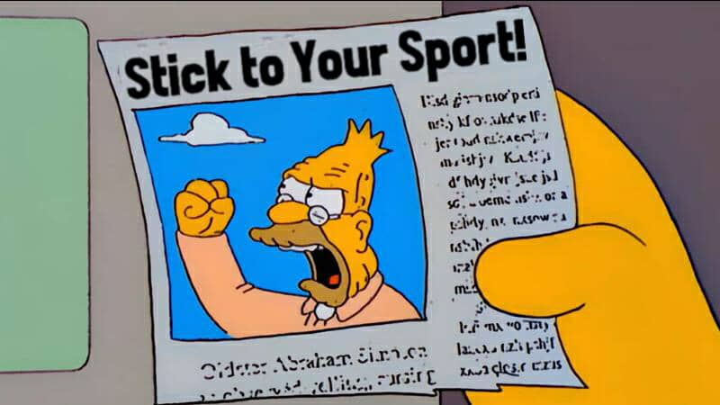 You’re an athlete, stick to your sport!